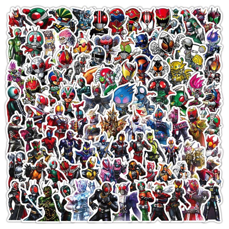 Laptop Accessories Stickers - 103 Pezzi Adesivi Estetici Kamen Rider,