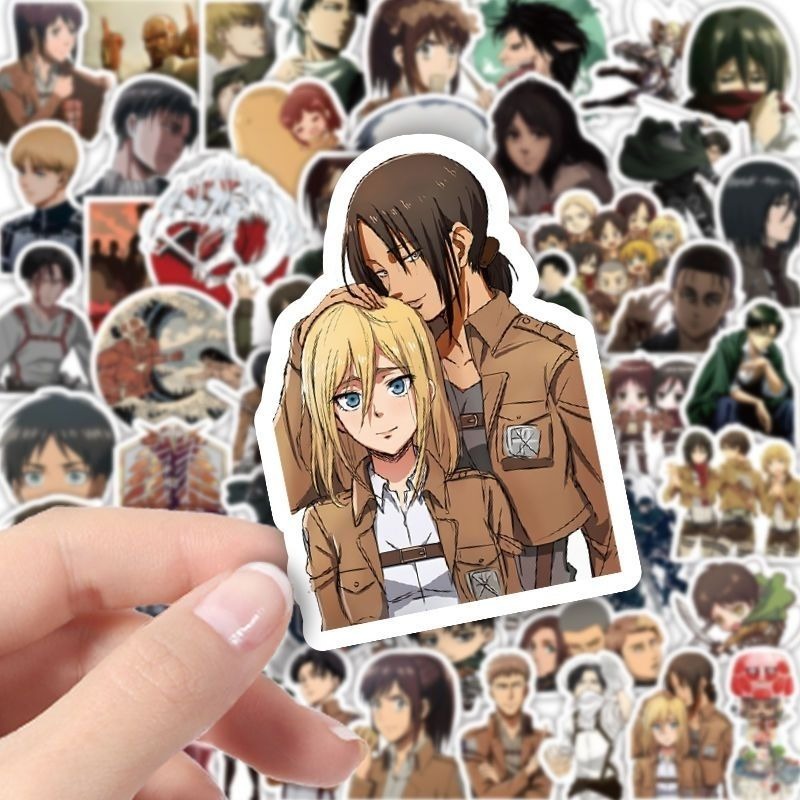 60 Pezzi Adesivi Anime Attack  - Laptop Accessories Stickers recensione e prezzo